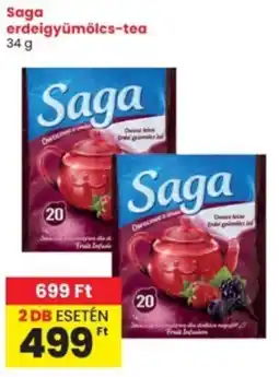 Interspar Saga erdeigyümölcs-tea ajánlat