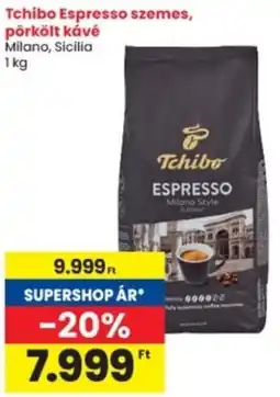 Interspar Tchibo Espresso szemes, pörkölt kávé ajánlat