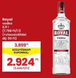 Interspar Royal vodka ajánlat