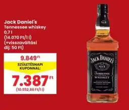 Interspar Jack Daniel's Tennessee whiskey ajánlat