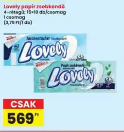 Interspar Lovely papír zsebkendő ajánlat