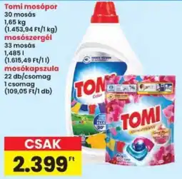 Interspar Tomi mosópor, mosószergel, mosókapszula ajánlat