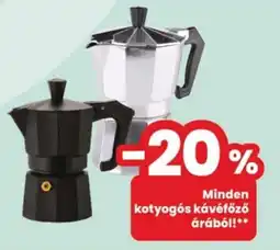 Interspar Kotyogós kávéfőző ajánlat