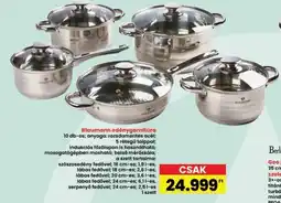 Interspar Blaumann edénygarnitúra ajánlat