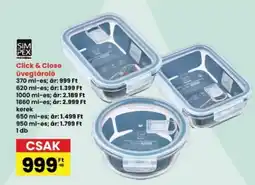 Interspar SIM PEX Click & Close Üvegtároló ajánlat