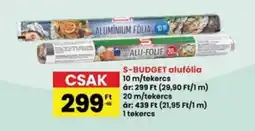 Interspar S-BUDGET alufólia ajánlat