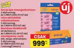 Interspar Scrub Daddy Scrub Ups mosogatószivacs ajánlat