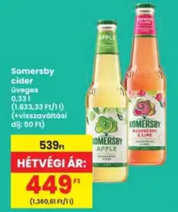 Interspar Somersby cider ajánlat