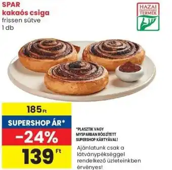 Spar Market SPAR kakaós csiga ajánlat