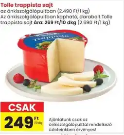 Spar Market Tolle trappista sajt ajánlat