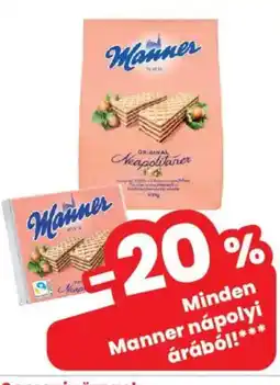 Spar Market Manner nápolyi ajánlat