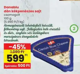 Spar Danablu dán kékpenészes sajt ajánlat