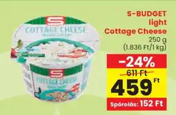 Spar S-BUDGET light Cottage Cheese ajánlat