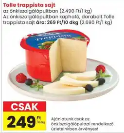 Spar Tolle Trappista Sajt ajánlat