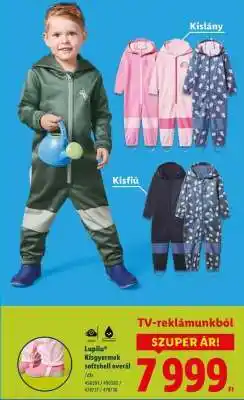 Lidl LUPILU Kisgyermek softshell overál ajánlat