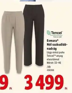 Lidl ESMARA Női szabadidőnadrág ajánlat