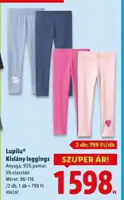 Lidl lupilu Kisány leggings ajánlat