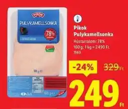 Lidl Pikok Pulykamellsonka ajánlat