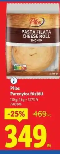 Lidl Pilos Parenyica füstölt ajánlat