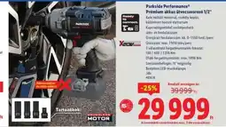 Lidl PARKSIDE PERFORMANCE Prémium akkus ütvecsavarozó 1/2” ajánlat