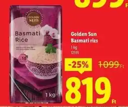Lidl GOLDEN SUN Basmati rizs ajánlat