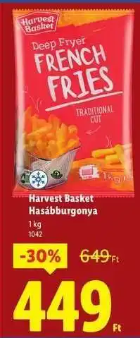 Lidl HARVEST BASKET Hasábburgonya ajánlat