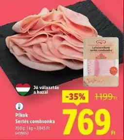 Lidl PIKOK Sertés combsonka ajánlat
