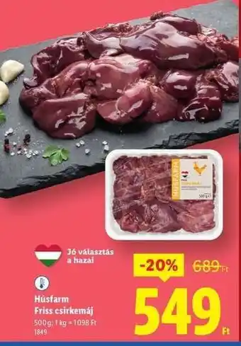 Húsfarm Friss csirkemáj