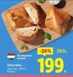 Lidl Túrós táska ajánlat