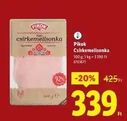 Lidl PIKOK Csirkemellsonka ajánlat