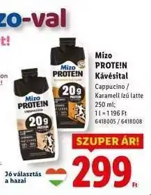 Lidl Mizo PROTE!N Kávésital ajánlat
