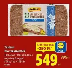 Lidl Tastino Bio rozszeletek ajánlat