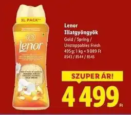 Lidl Lenor illatgyöngyök ajánlat