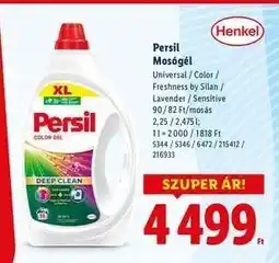 Lidl Persil mosógél ajánlat