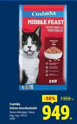 Lidl COSHIDA Száraz macskaeledel ajánlat