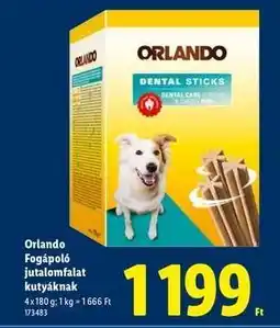 Lidl ORLANDO Fogápoló jutalomfalat kutyáknak ajánlat