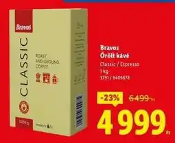 Lidl BRAVOS Őrölt kávé ajánlat