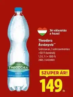 Lidl THEODORA Ásványvíz ajánlat
