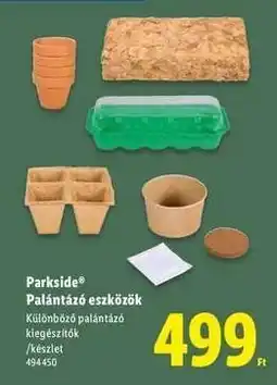 Lidl PARKSIDE Palántázó eszközök ajánlat