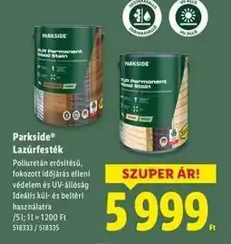 Lidl PARKSIDE Lazúrfesték ajánlat