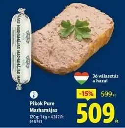 Lidl PIKOK PURE Marhamájas ajánlat