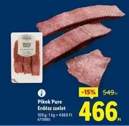 Lidl PIKOK PURE﻿﻿ Erdész szelet ajánlat