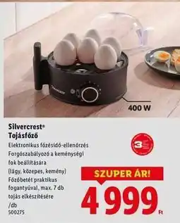 Lidl Silvercrest Tojásfőző ajánlat
