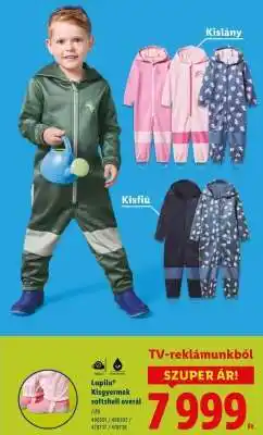 Lidl LUPILU Kisgyermek softshell overál ajánlat