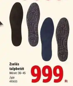 Lidl Zselés talpbetét ajánlat