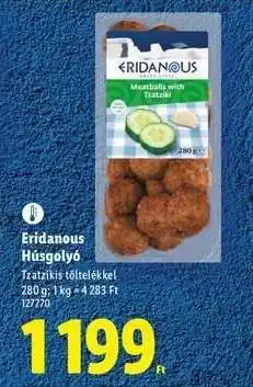 Lidl Eridanous Húsgolyó ajánlat