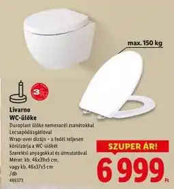 Lidl Livarno WC-ülőke ajánlat