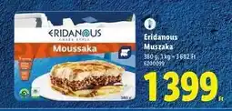 Lidl Eridanous Muszaka ajánlat