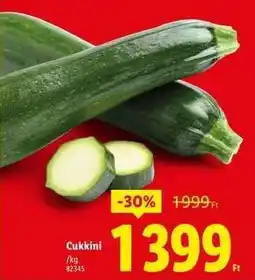 Lidl Cukkini ajánlat