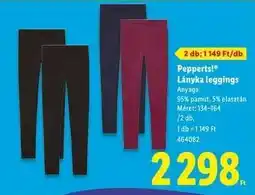 Lidl PEPPERTS! Lányka leggings ajánlat